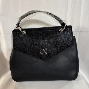 CXL Christian Lacroix Sable Prism Python Satchel Luxury Handbag